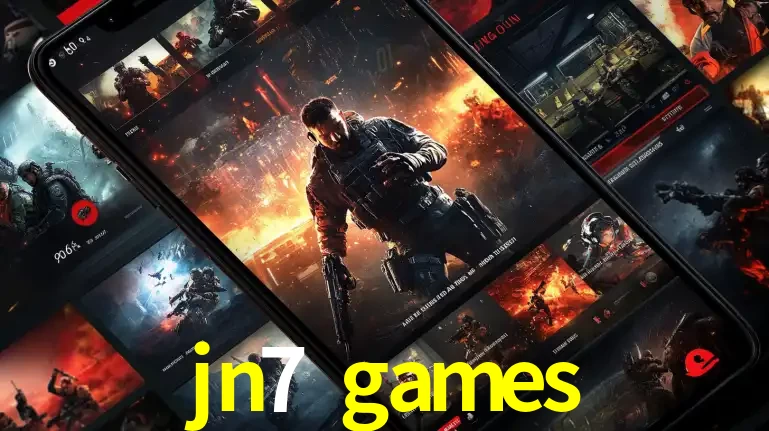 Tela de um celular exibindo uma galeria de jogos de tiro com temática militar, mostrando a variedade de e-sports disponíveis para apostas na plataforma de entretenimento jn7 games.